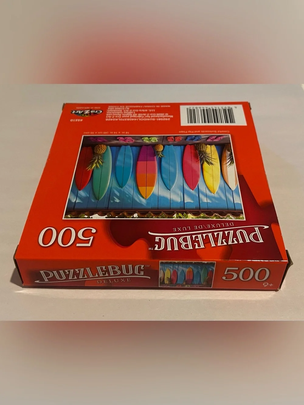 New “Colorful Surfboards and Flip Flops” Puzzle 500 Pieces Puzzlebug Deluxe
